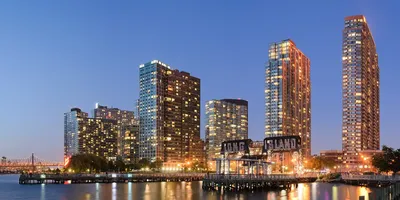 New York, United States at night