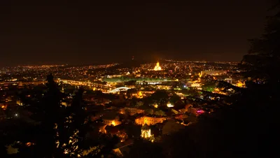 Tbilisi, Georgia at night