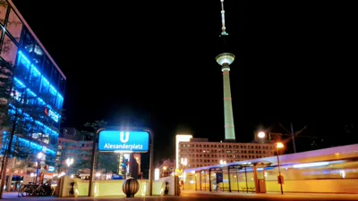 Berlin, Germany at night
