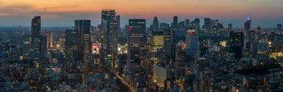 Tokyo, Japan at night