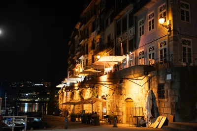 Porto, Portugal at night