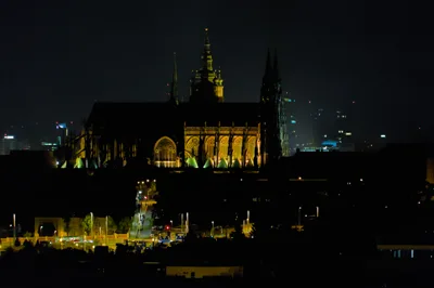 Prague, Czech Republic at night