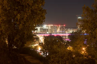 Belgrade, Serbia at night