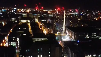 Manchester, United Kingdom at night