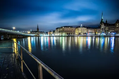 Stockholm, Sweden at night