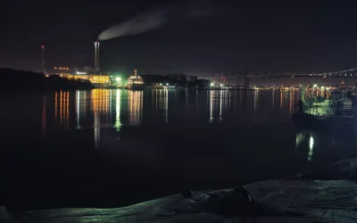 Gothenburg, Sweden at night