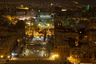 Yerevan, Armenia at night