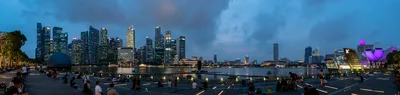 Singapore, Singapore at night