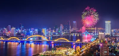 Da Nang, Vietnam at night