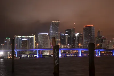 Miami, United States at night