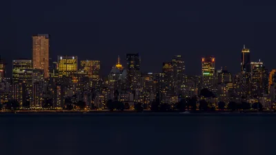 Vancouver, Canada at night