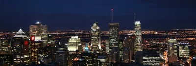 Montreal, Canada at night