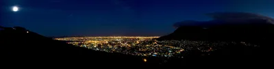 Cape Town, South Africa at night